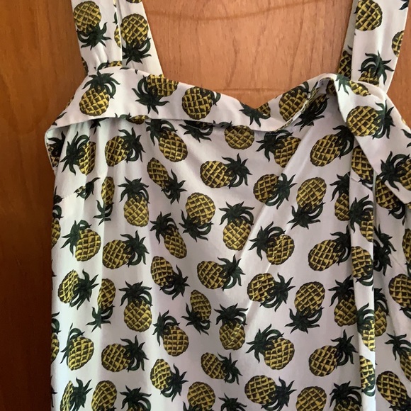Pineapple print tank top - Picture 2 of 3